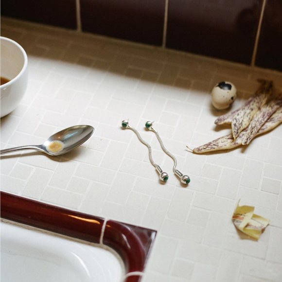 Pamela Love Sol Earrings in Sterling Silver - Picture 3 of 11